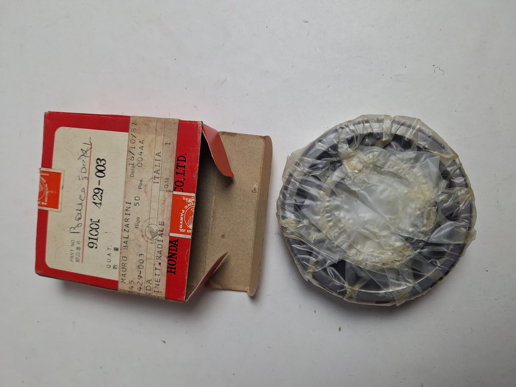 Picture of RADIAL KUGELLAGER  91001-429-003  XR 500 Z / A
